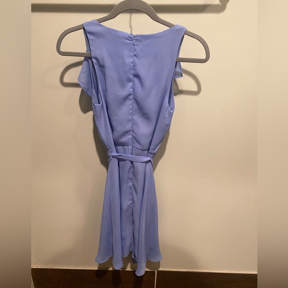 Periwinkle Ruffle Dress - Picture 2 of 2